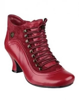Image of Hush Puppies Vivianna Ankle Boots - Red