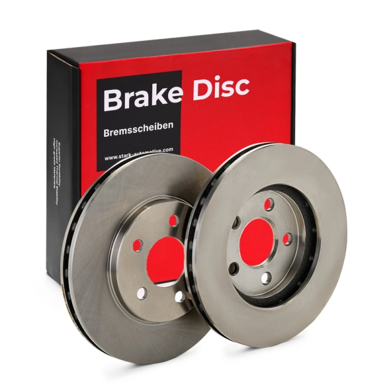 Image of STARK SKBD-0022997 Brake disc Front Axle, Vented, Cast Iron, Uncoated, Untreated, without bolts/screws Cast Iron Brake Disc (82)