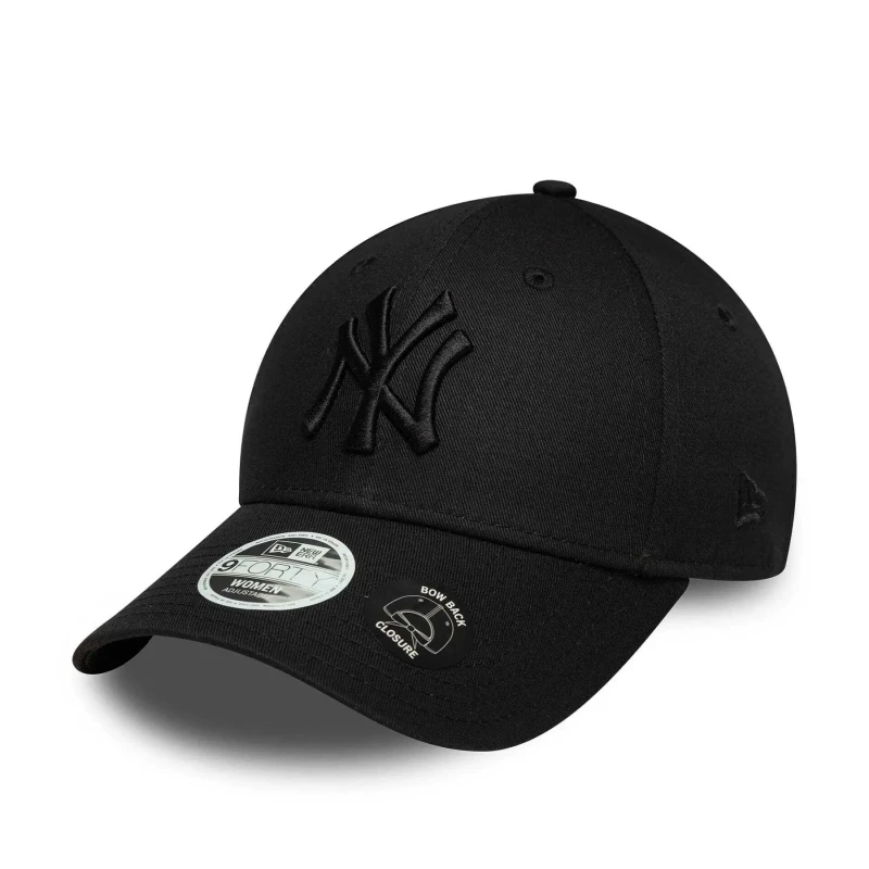 Image of new era New York Yankees womens baseball cap New Era 9Forty Bowback Noir Female TU
