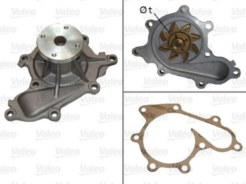 Image of Water pump VALEO 506702