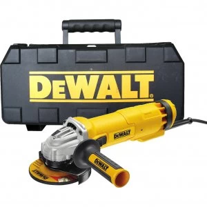 Image of DEWALT DWE4206K Angle Grinder Kit 115mm 110v