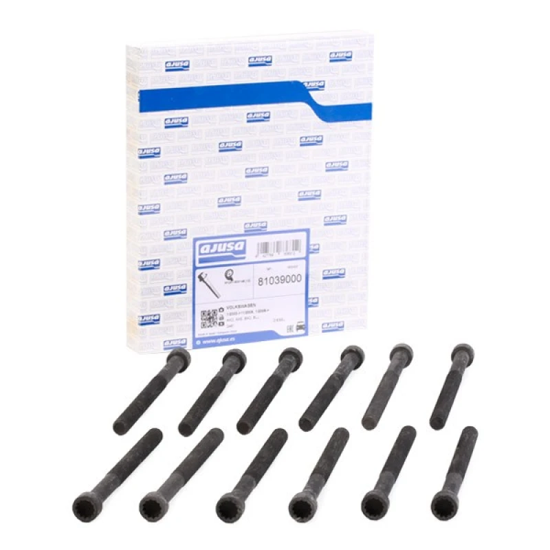 Image of AJUSA 81039000 Cylinder Head Bolt Kit Female Star, Quantity: 12 Bolt Kit,cylinder head (1217)