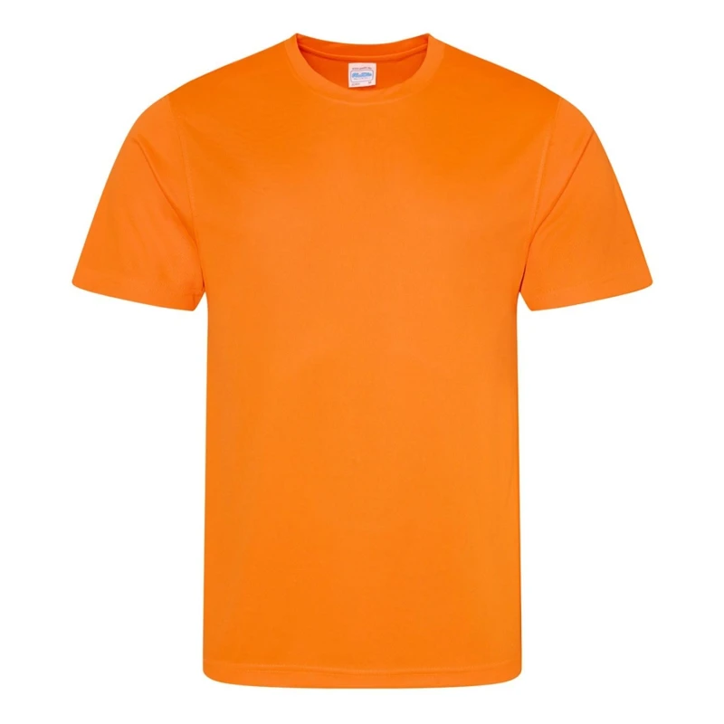Image of AWDis AWDis Men Just Cool Performance Plain T-Shirt in Burnt Orange Size: X-Small Burnt Orange XS Male 5055805331144