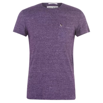 Image of Jack Wills Ayleford Logo T-Shirt - Amethyst