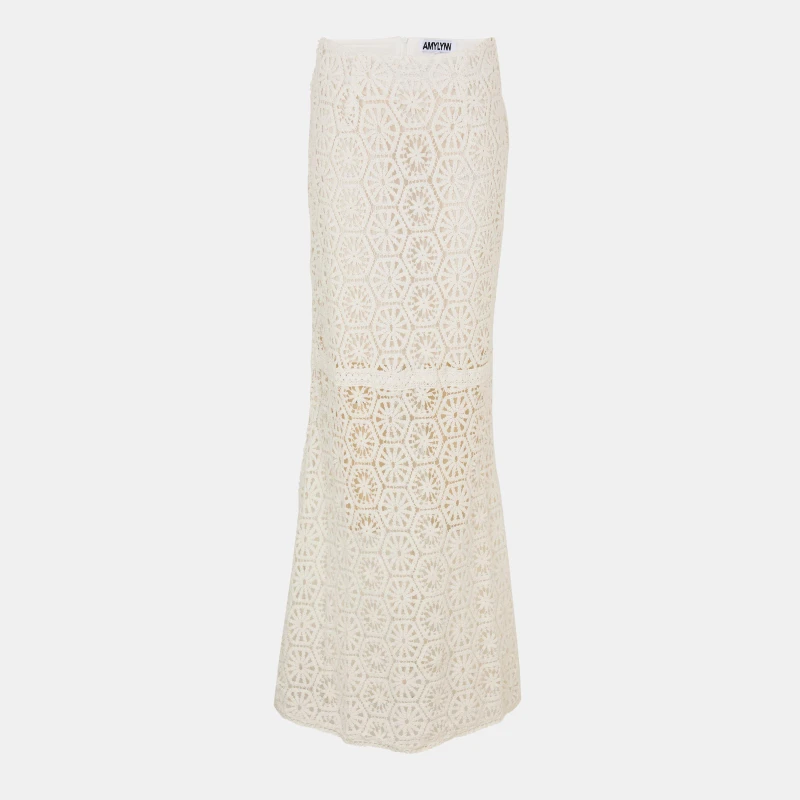 Image of AmyLynn Womens Maxi Skirt White female 6 (XS)