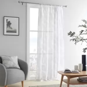Image of Fusion Matteo Grey Slot Top Voile Panel Grey