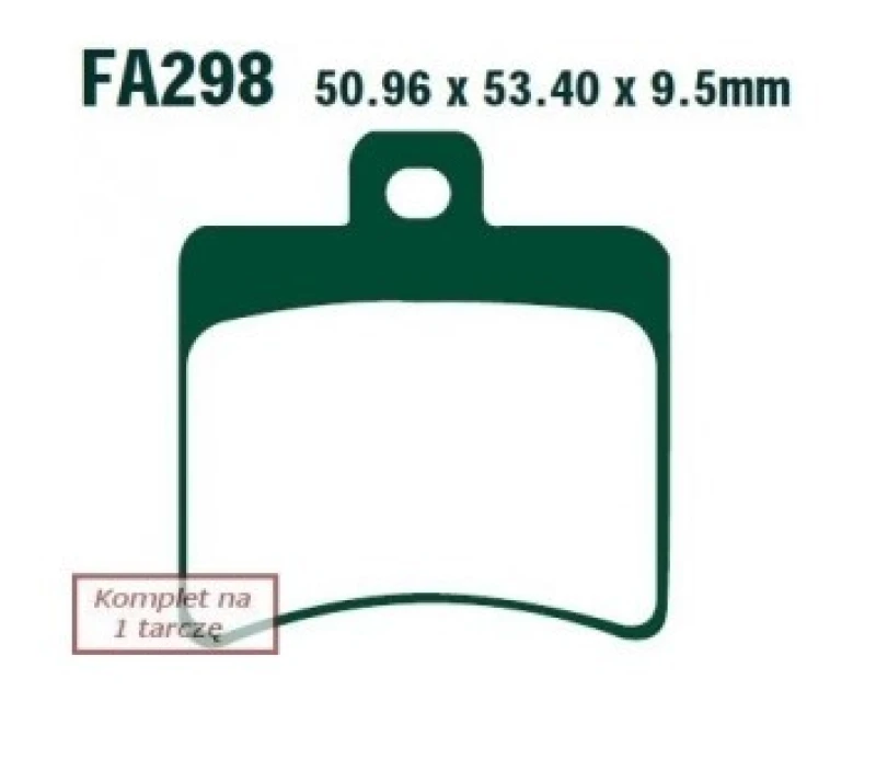 Image of EBC Brakes SFA298HH Brake pad set Brake Pad Set,disc brake (402)