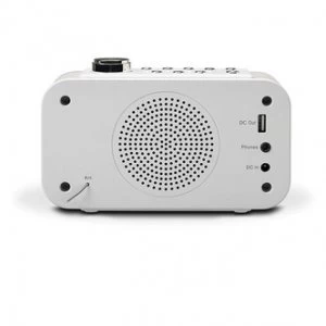 image of Roberts ORTUS2 WHT DAB DAB FM Alarm Clock Radio in White USB Socket