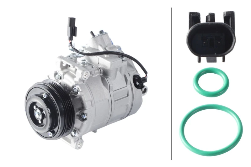 Image of HELLA Air conditioning compressor HELLA 8FK 366 200-131