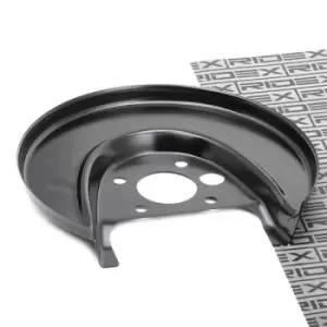 Image of RIDEX Brake Disc Back Plate 1330S0018 Rear Brake Disc Back Protection Plate,Rear Brake Disc Cover Plate VW,AUDI,SKODA,Golf IV Schragheck (1J1)