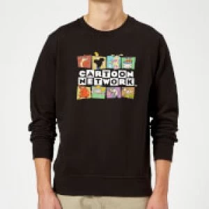 Image of Cartoon Network Logo Characters Sweatshirt - Black - S