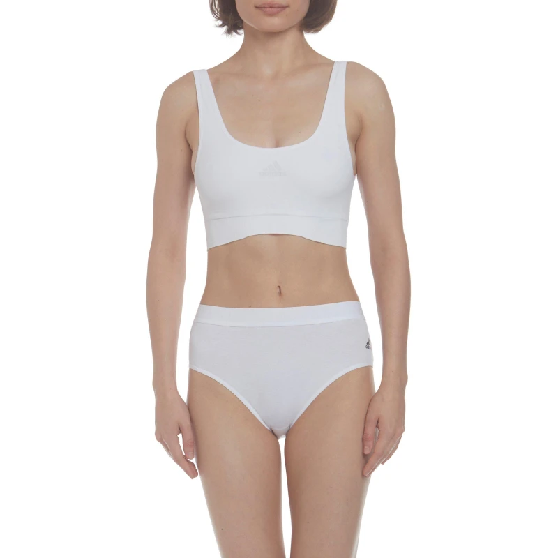 Image of adidas Active Comfort Cotton Brief - White White 10
