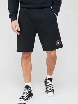 image of Converse Chuck Patch Shorts - Black, Size L, Men