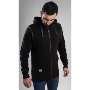 Image of Oxford ZIP Hoodie Sweat Shirts Black Large