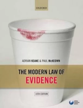 Image of The Modern Law of Evidence by Adrian Keane Paperback