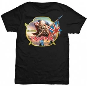 image of Iron Maiden Trooper Robinsons Beer Mens TS: Small