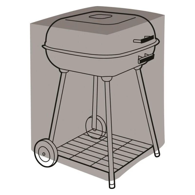 Image of Garland Square Barbecue Cover Green, 7 Year Warranty W1104