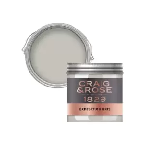 Image of Craig & Rose 1829 Exposition Gris Chalky Emulsion Paint, 50ml Tester Pot