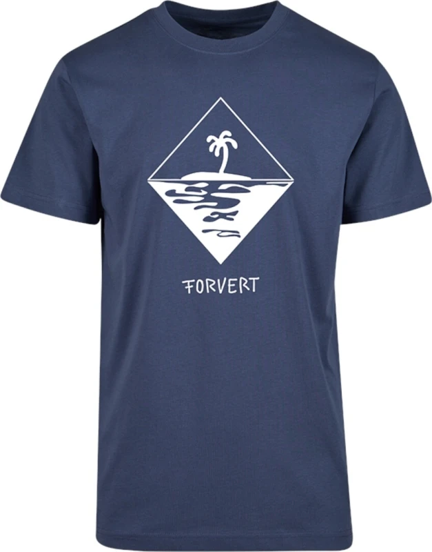 Image of Brandit Forvert Morro Bay T-Shirt, blue, Size S for Men