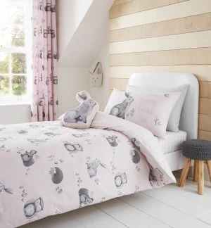 image of Catherine Lansfield Woodland Friends Bedding Set - Single