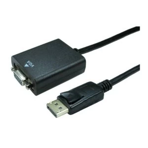 image of Spire DisplayPort Male to VGA Female Converter cable Black