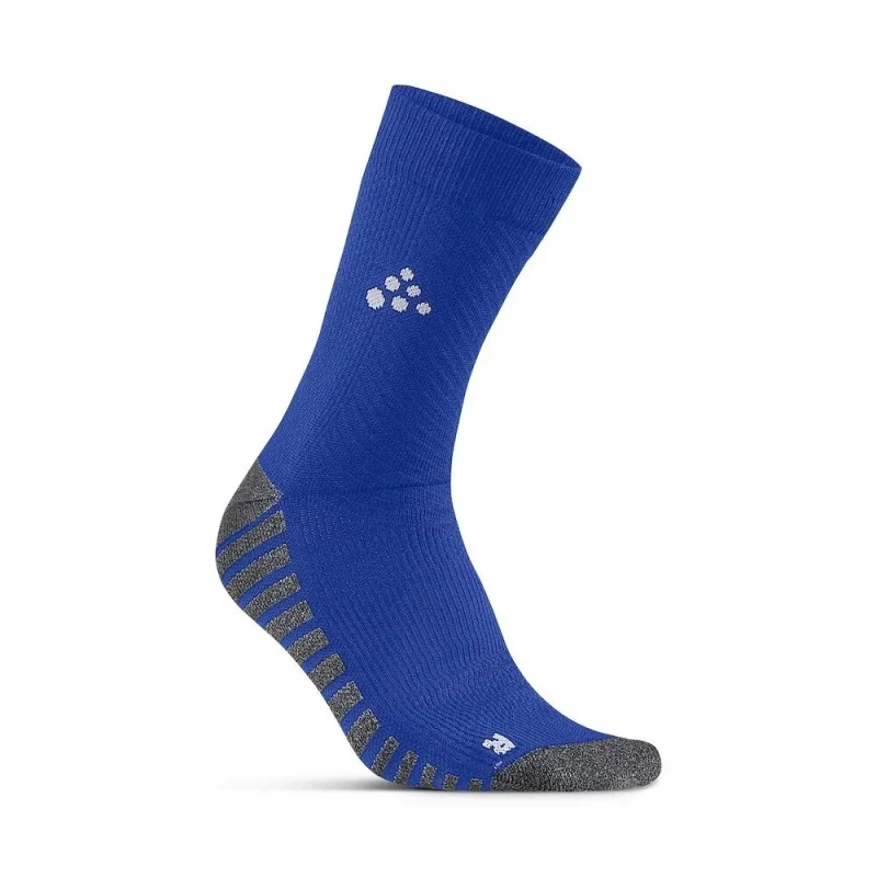 Image of Non-slip mid-length socks Craft Progress Bleu Unisex 28/30