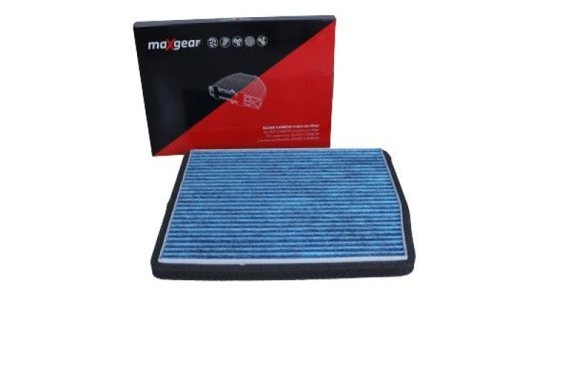 Image of MAXGEAR 26-1879 Pollen filter SILVER CARBON with anti-allergic effect Filter,interior air (424)