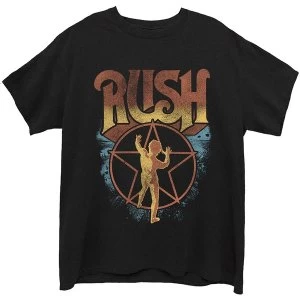Image of Rush - Starman Unisex Large T-Shirt - Black
