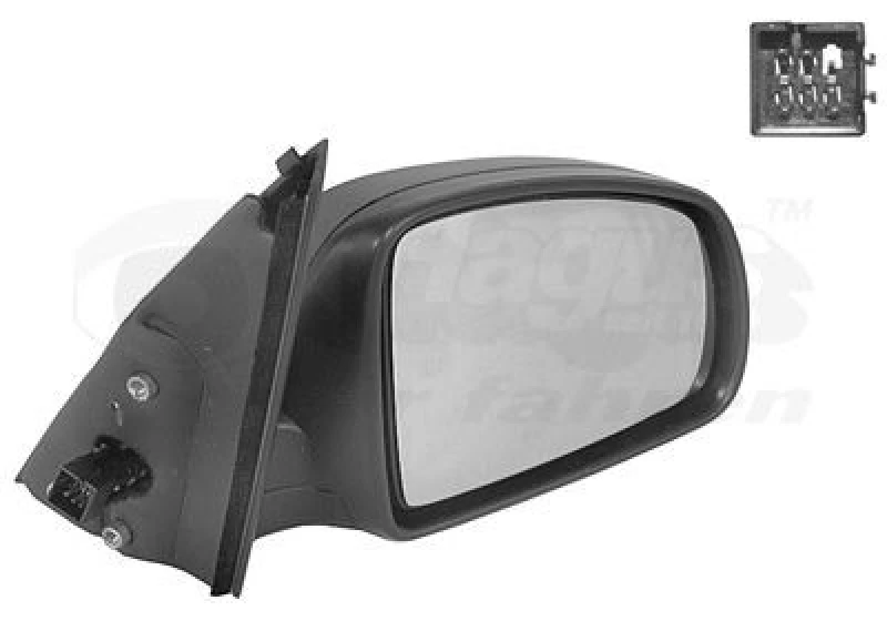 Image of VAN WEZEL Wing mirror VAN WEZEL 3781818