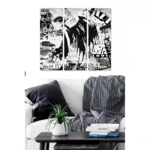 Image of MDF1029733 Multicolor Decorative MDF Painting (3 Pieces)