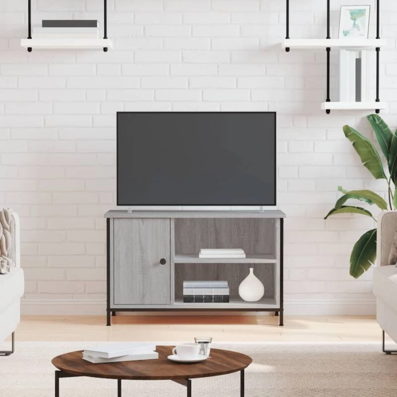 Image of VIDAXL TV Cabinet Grey Sonoma 80x40x50cm Engineered Wood Vidaxl 8720845940706