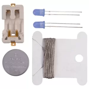 image of Light Stitches Conductive Thread Kit Blue LEDs