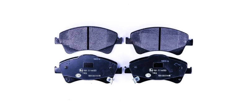 Image of HELLA Brake pad set HELLA 8DB 355 014-881
