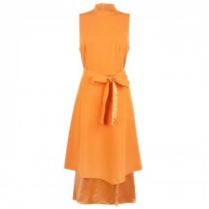Image of Hugo Boss Ketha Dress Orange Size L Women