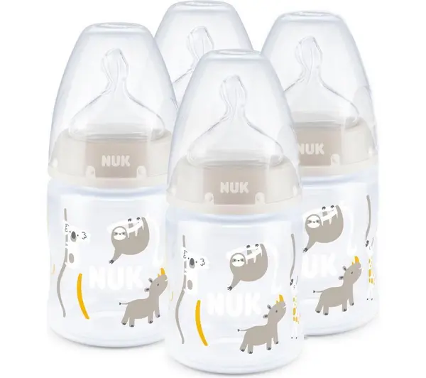 NUK First Choice NK10743986 Baby Bottles - 4 Pack, White