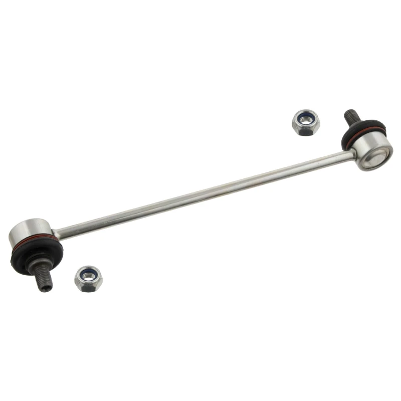 Image of FEBI BILSTEIN 28059 Anti-roll bar link OE Turbo NEW, Rear Axle Left, with nuts Steel Link Stabiliser (3229)