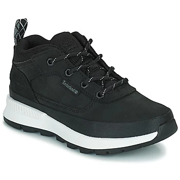 Timberland FIELD TREKKER LOW boys's Childrens Shoes (High-top Trainers) in Black