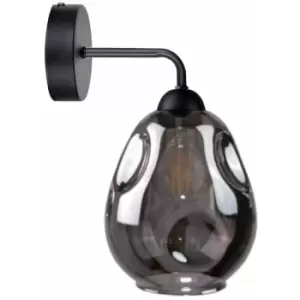 Netlighting Loki Dome Wall Lamp Black, 23cm, 1x E27 - KE1567