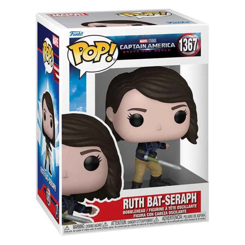 Image of Captain America Black and White Ruth Bat-Seraph Funko Pop! Marvel Comics Vinyl Figure