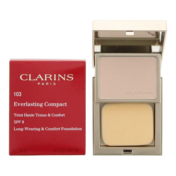 Image of Clarins Everlasting Compact No. 103 Ivory Foundation 10g