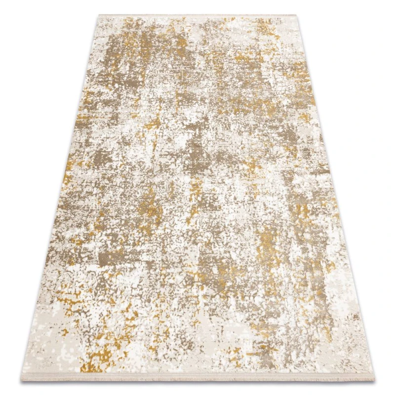 Image of RugsX Modern Carpet Duke 51546 Beige / Gold - Vintage, Structured, Very Soft 120X170 Cm