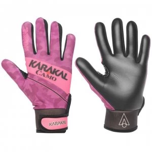 Image of Karakal Camo GAA Gloves Junior - Purple/M/Camo