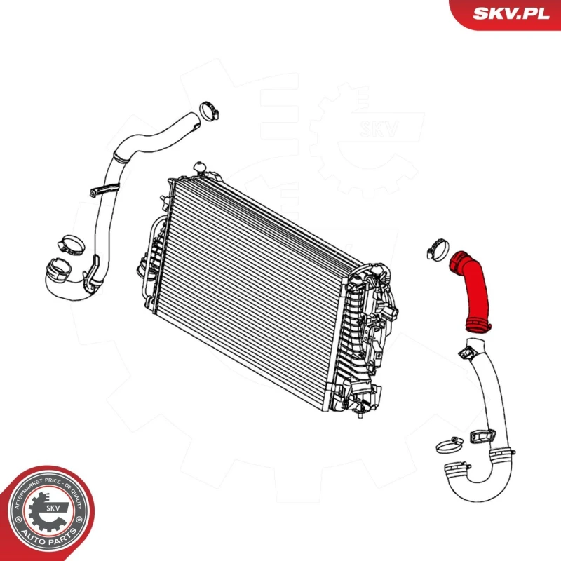 Image of ESEN SKV Charger intake hose ESEN SKV 24SKV131