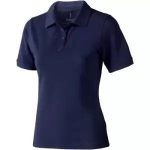 image of Elevate Calgary Short Sleeve Ladies Polo (M) (Navy)