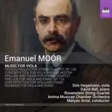 image of Emanuel Moor: Music for Viola