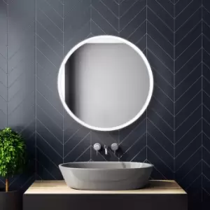 Image of Round LED Bathroom Mirror with Demister 800mm- Como
