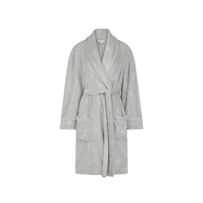 Image of Ted Baker Ted Bak Jude Robe Ld61 Grey female 10 (S)