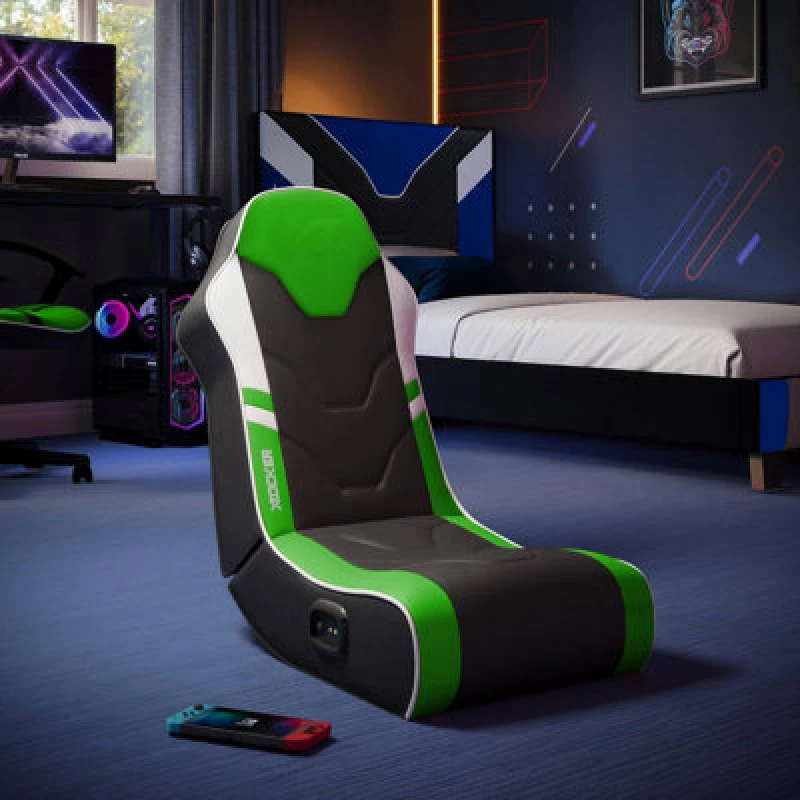 Image of X Rocker Shadow 2.0 Audio Floor Rocker - Green 2025017