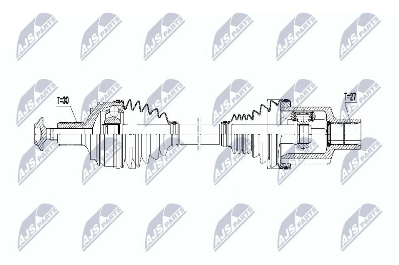 Image of NTY Drive shaft NTY NPW-ME-062