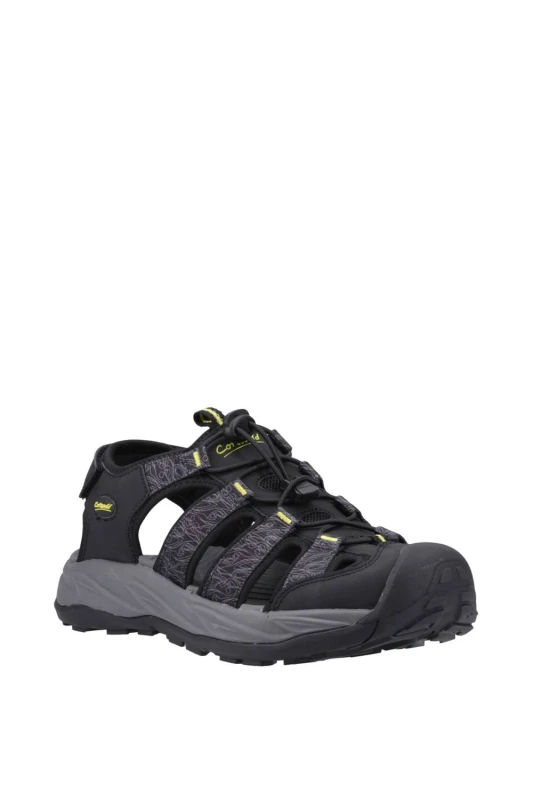 Image of Cotswold Mens Minster Sandal in Black Size: 12 Black Male 12